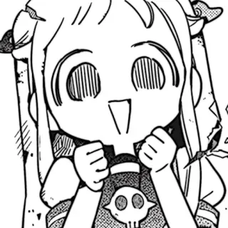 🩹 Yashiro Nene Toilet-Bound Hanako-kun Anime, Manga, Dibujos animados, Lindo, Kawaii telegram sticker