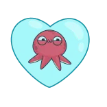 Осьминог Фред @TgEmojis telegram emojis ❤