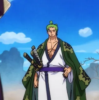 🐉 Roronoa Zoro One Piece Аниме, Мечник, Ван Пис, Ророноа Зоро telegram sticker