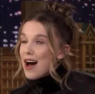 🥡 Millie Bobby Brown человек, актер, знаменитость, Милли Бобби Браун telegram sticker