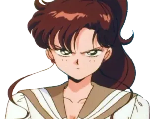 😠 Makoto Kino Sailor Moon อนิเมะ, เซเลอร์มูน, มาโคโตะ คิโนะ, เซเลอร์จูปิเตอร์ telegram sticker