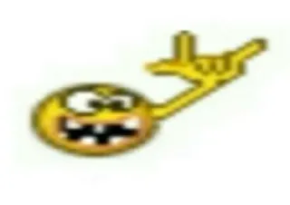 🤨 emoji, rock on, expression, hand gesture, yellow whatsapp sticker