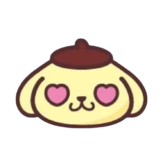 🍮 Pompompurin Pompompurin, Sanrio, dog, cartoon, kawaii, cute telegram sticker