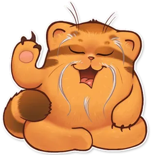 ☝ animal, cat, funny, cute whatsapp sticker