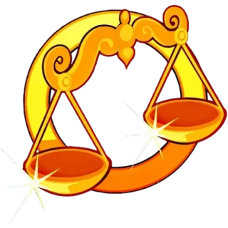 ♎️ libra, zodiaco, astrología, horóscopo, balanza, equilibrio telegram sticker