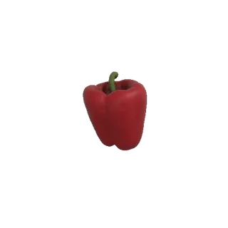 🫑 red pepper, vegetable, food, bell pepper, healthy, cooking ingredient whatsapp sticker