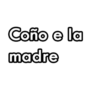 🤦 Coño e la madre оскорбление, испанский, обидный, ругательство telegram sticker