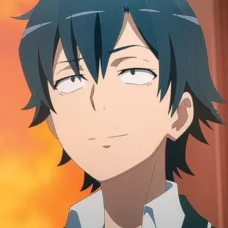 🫓 Hachiman Hikigaya My Teen Romantic Comedy SNAFU อนิเมะ, ตัวละคร, ฮาจิมัง, ฮิกิกายะ, Snafu, ตลกวัยรุ่น whatsapp sticker