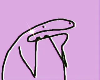 ✨ florkofcows, Meme, Dibujo animado, Monigote, Divertido, Meme de internet whatsapp sticker