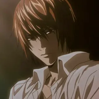 😠 Light Yagami Death Note Anime, Death Note, Light Yagami, Mangá, Personagem telegram sticker
