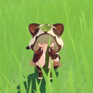 🌱 Sayu Genshin Impact anime, videogioco, Genshin Impact, Sayu, carino, ninja telegram sticker