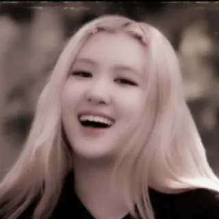 🕊 Rose Роуз, Blackpink, K-pop, певица, исполнительница, женщина, блондинка whatsapp sticker