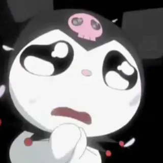 🥺 Kuromi kuromi, anime, kawaii, fofo, sanrio whatsapp sticker