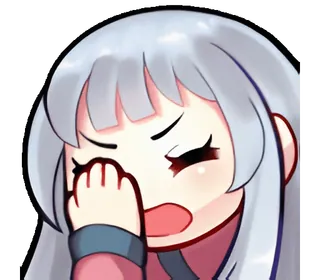 ❤️ 动漫, Q版, 难过, 哭泣, 情感, 可爱 telegram sticker