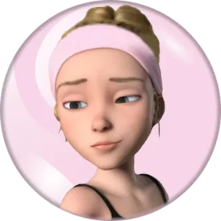 😏 balletto, ballerina, danza, ballerino, animazione, rosa whatsapp sticker