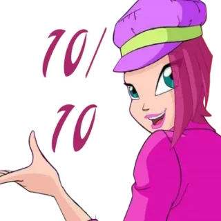 💯 10/10 Đánh giá, Điểm, Tích cực, Hoàn hảo, Mười trên mười telegram sticker