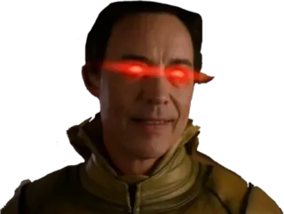 😯 Eobard Thawne The Flash reverse flash, superhero, villain, evil, red eyes, eobard thawne telegram sticker