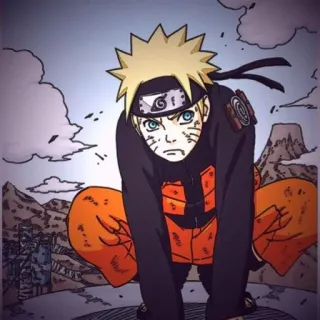 🕷 Naruto Uzumaki Naruto 动漫, 火影忍者, 漩涡, 漫画, 忍者 telegram sticker