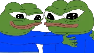 ➰ Pepe the Frog пепе, лягушка, мем, интернет, персонаж whatsapp sticker