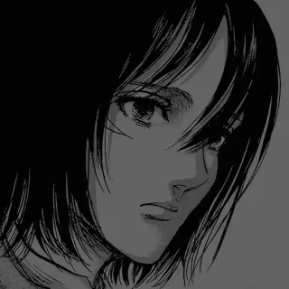 🥺 Mikasa Ackerman Attack on Titan Anime, Manga, Mikasa, Attack on Titan, Charakter, Japanische Animation telegram sticker