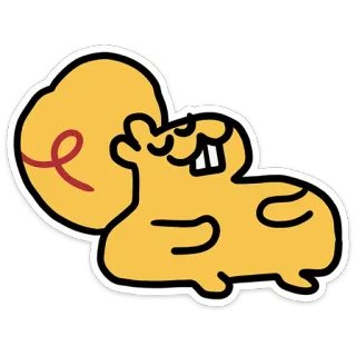 😌 Cartoon, Eichhörnchen, Tier, Nagetier, Süß telegram sticker