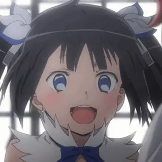 🍷 Hestia Is It Wrong to Try to Pick Up Girls in a Dungeon? Anime, Hestia, Hầm ngục, Cô gái, Nhân vật, Dễ thương telegram sticker