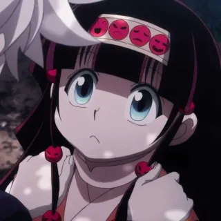 ⛓️ Alluka Zoldyck Hunter x Hunter Anime, Hunter x Hunter, Alluka Zoldyck, Süß, Manga, Cartoon telegram sticker