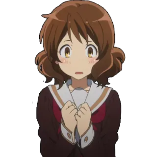 🤥 anime, girl, cartoon, character, animated telegram sticker