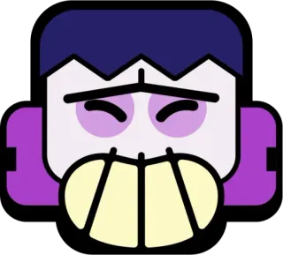 😁 Emz Brawl Stars cartoon, emz, brawl stars, game, character telegram sticker