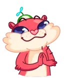 👏 Desenho animado, Animal, Fofo, Kawaii, Engraçado, Personagem, Sticker whatsapp sticker