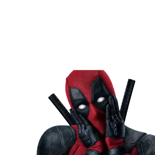 😱 Deadpool deadpool, marvel, superhéroe, cómic, personaje, arma telegram sticker