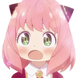 🥺 Anya Forger Spy x Family Anime, Spy x Family, Anya Forger, Karakter, Kartun whatsapp sticker