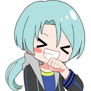 😆 Style animé, Dessin animé, Joyeux, Mignon telegram sticker