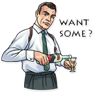 Agent 007 telegram stickers