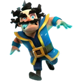 ⚡ Electro Wizard Clash Royale wizard, electro, magic, clash royale, video game telegram sticker