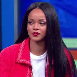 💸 Rihanna singer, celebrity, woman, portrait, fashion, beauty, r&b, pop telegram sticker