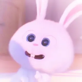 🐰 Snowball The Secret Life of Pets kelinci, peliharaan, hewan, lucu, kartun, karakter telegram sticker