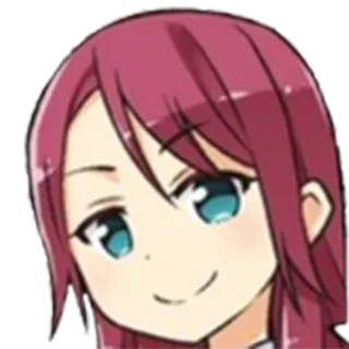 😁 アニメ, マンガ, 漫画, 女の子, 可愛い, 顔 whatsapp sticker