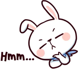 Hyper Bunny :: @line_stickers whatsapp stickers