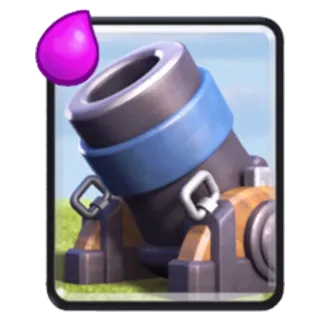 👾 mortero, asedio, Clash Royale, cañón, juego móvil whatsapp sticker