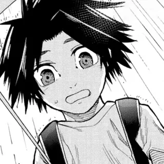 😰 Anime, Manga, Con trai, Sợ hãi, Lo lắng, Sốc telegram sticker