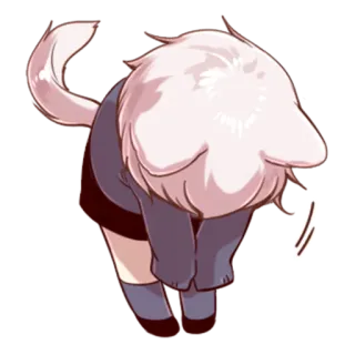 🙏 tier, hund, cartoon, aufkleber telegram sticker