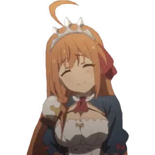 😅 anime, menina, sorriso, fofo telegram sticker