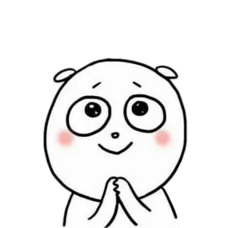🤗 słodki, panda, kreskówka, naklejka, kawaii whatsapp sticker