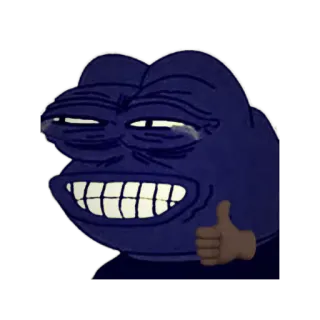 😂 Pepe the Frog Meme, Katak, Pepe, Meme internet, Jempol whatsapp sticker