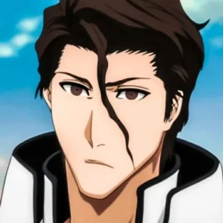 😦 Aizen Sousuke Bleach anime, manga, bleach, aizen, aizen sousuke telegram sticker