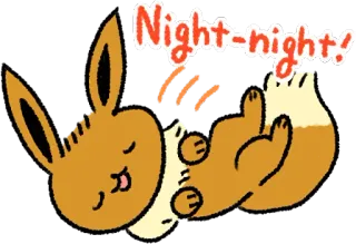 Pokémon: Eevee Stickers :: @line_stickers whatsapp stickers