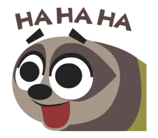 😂 ленивец, мультфильм, животное, милый, наклейка whatsapp sticker
