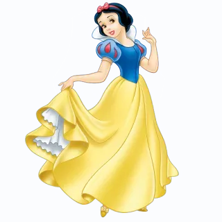 ☺️ Snow White Princesa Disney, Branca de Neve, Desenho animado, Animação, Conto de fadas telegram sticker