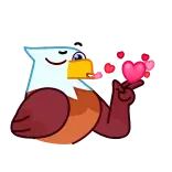 Beefy Eagle @TgEmodziBot telegram emojis 😘